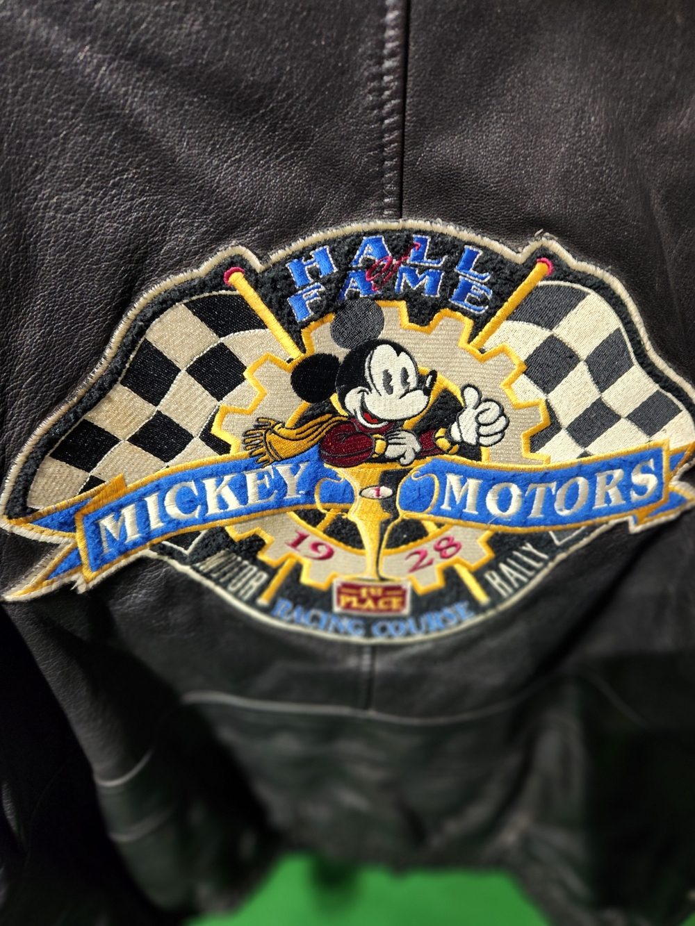 1995 Leather Mickey Racing Jacket - Picture 3 of 8